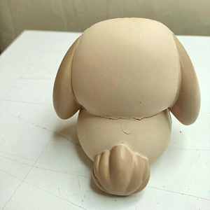 Игрушка сквиш антистресс Mrs. Ertha "Кролик BunBun", бежевая (уцененный)